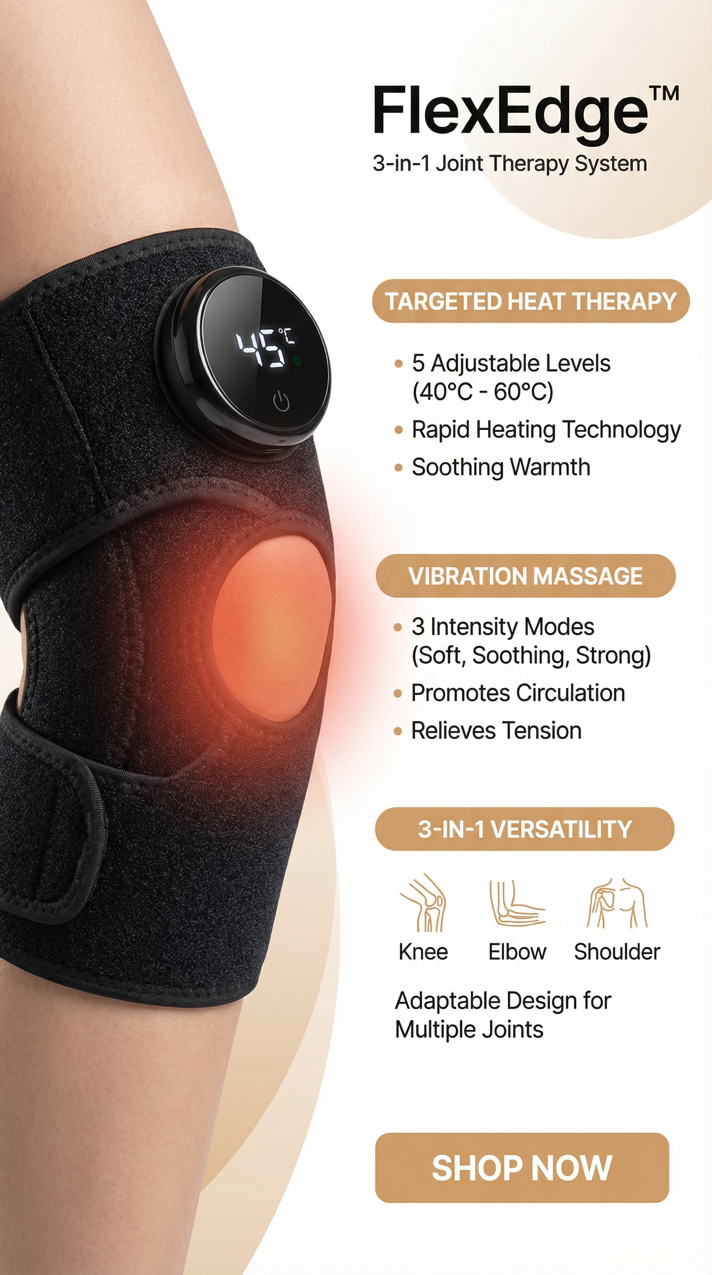 FlexEdge™ 3-in-1 Joint Support